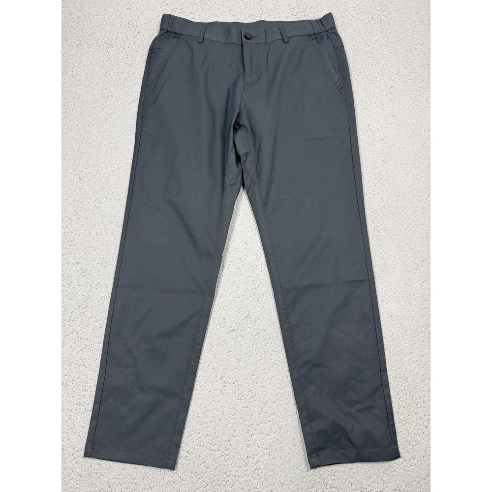 Jack Archer Pants Mens 32x28 Deep Blue Microfiber Stretch Chino Slim Casual